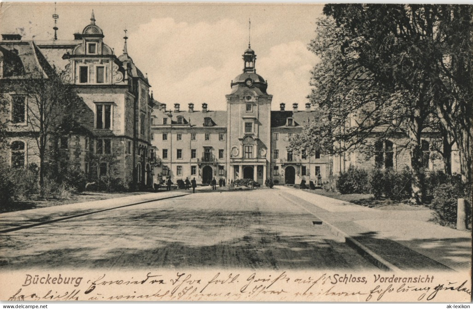 Ansichtskarte Bückeburg Fürstliches Schloss - Vordereingang 1904 - Bueckeburg