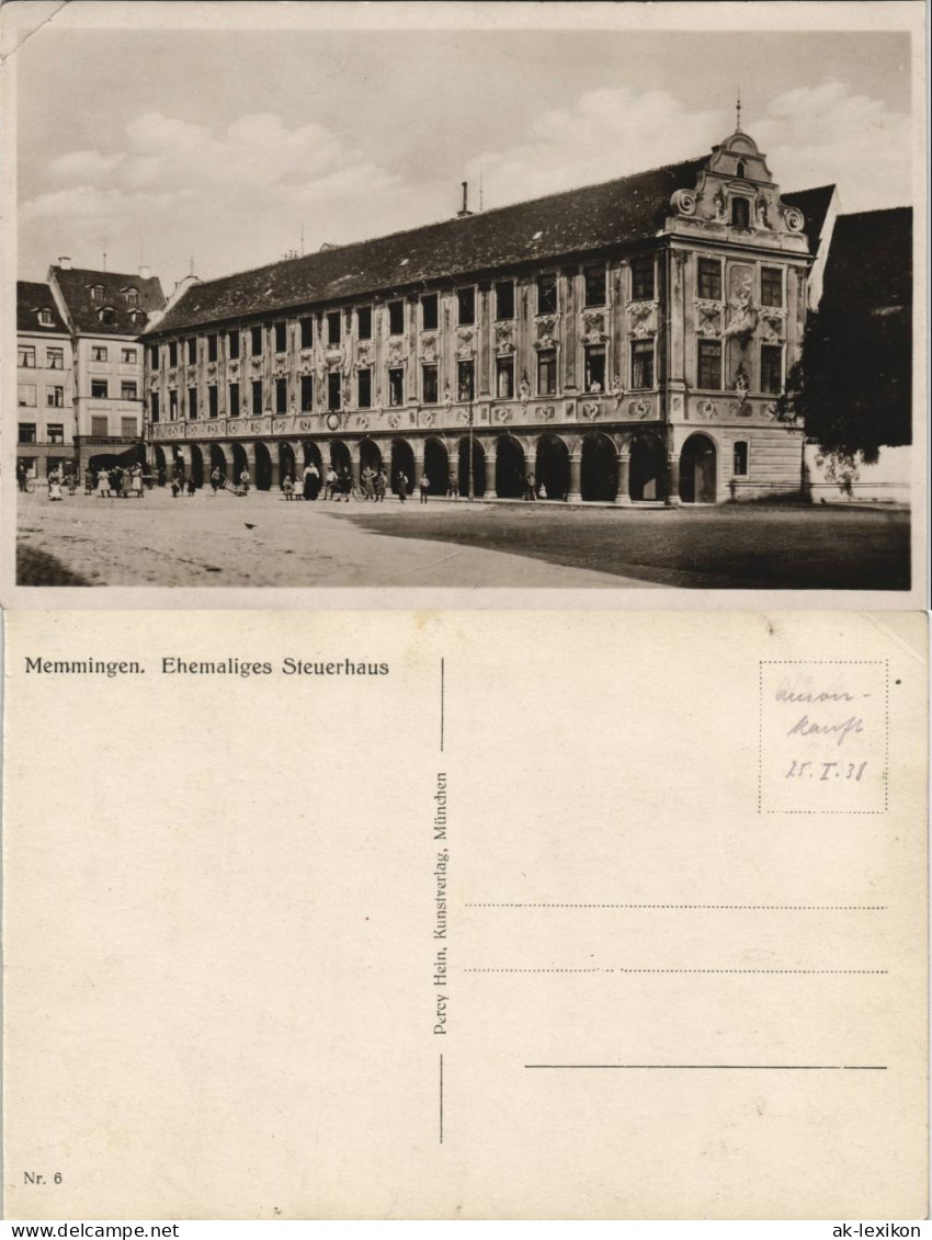 Ansichtskarte Memmingen Ehemaliges Steuerhaus 1931 - Memmingen