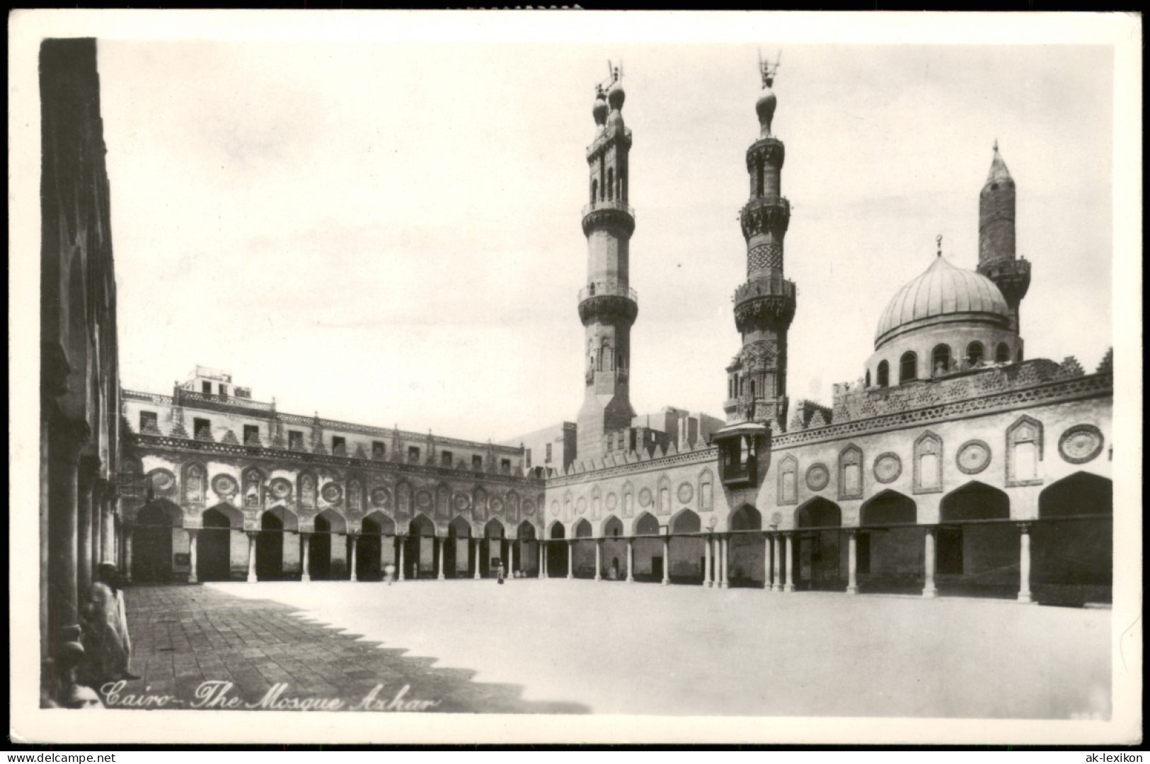 Postcard Kairo القاهرة Moschee/ Mosquee 1958  Gel. Briefmarken - Cairo