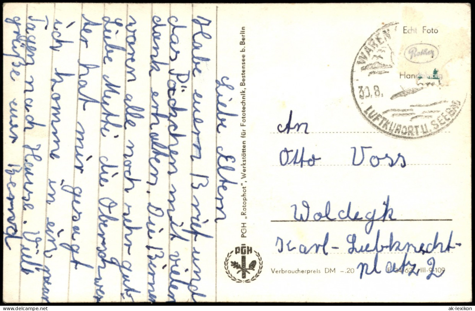 Ansichtskarte Waren (Müritz) DDR Mehrbildkarte Mit Umland-Ansichten 1960 - Waren (Mueritz)