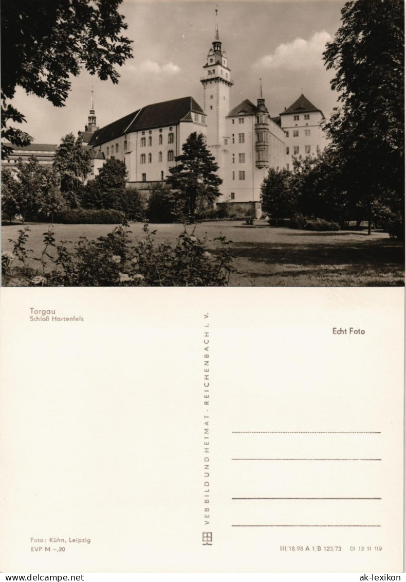 Ansichtskarte Torgau Schloss Hartenfels 1974/1973 - Torgau