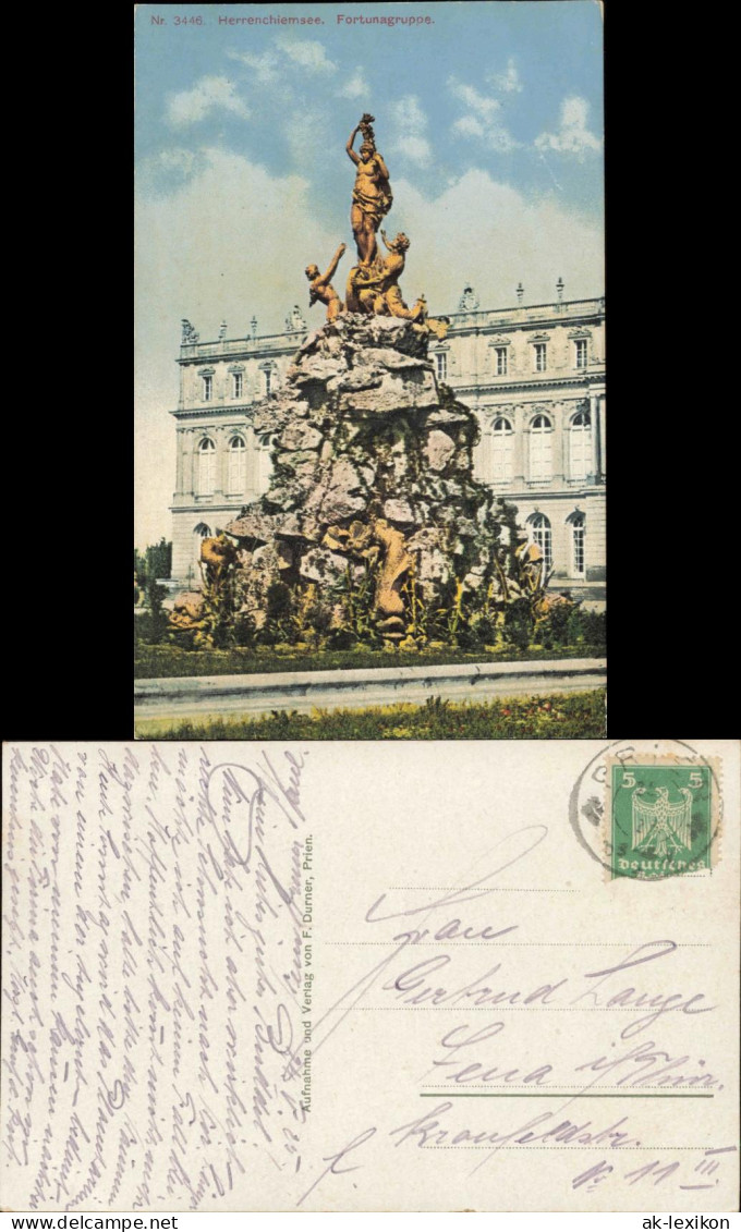Chiemsee Herrenchiemsee / Herreninsel Mit Schloss Fortunagruppe 1925 - Chiemgauer Alpen