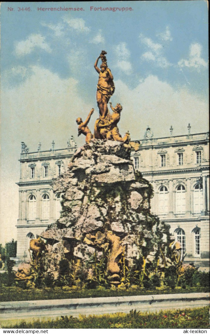 Chiemsee Herrenchiemsee / Herreninsel Mit Schloss Fortunagruppe 1925 - Chiemgauer Alpen