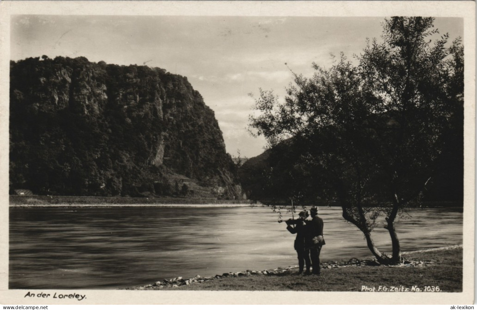 Ansichtskarte Sankt Goar Rheintal An Der Loreley 1936   Gel  Stempel MAINZ - St. Goar