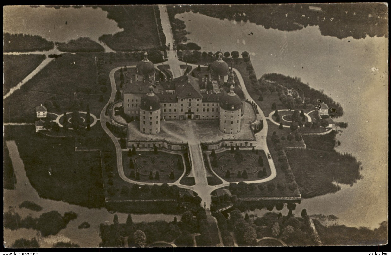 Ansichtskarte Moritzburg Luftbild Aus Großer Höhe 1929 - Moritzburg