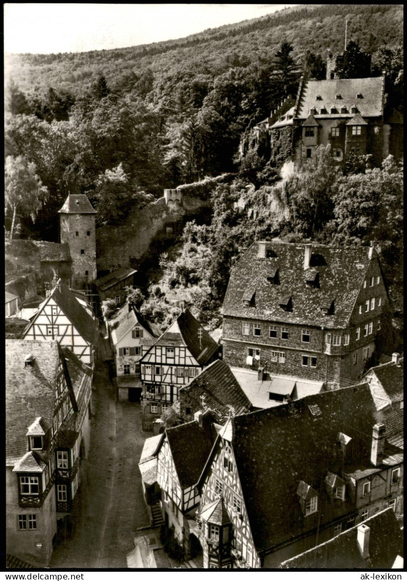 Ansichtskarte Miltenberg (Main) Schnatterloch Mit Blick Zur Burg 1960 - Miltenberg A. Main