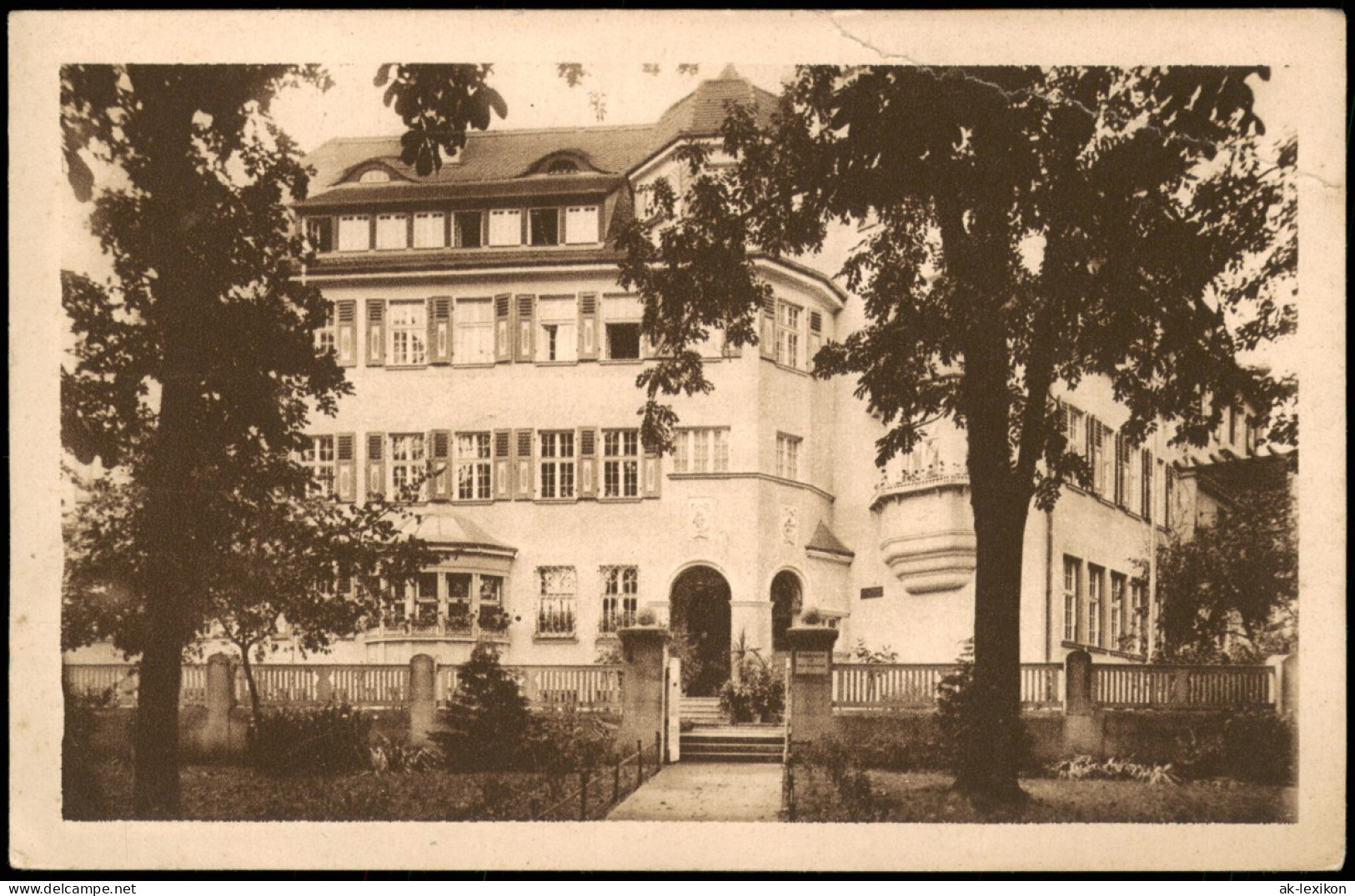 Ansichtskarte Nördlingen Haushaltungsschule 1923 - Nördlingen
