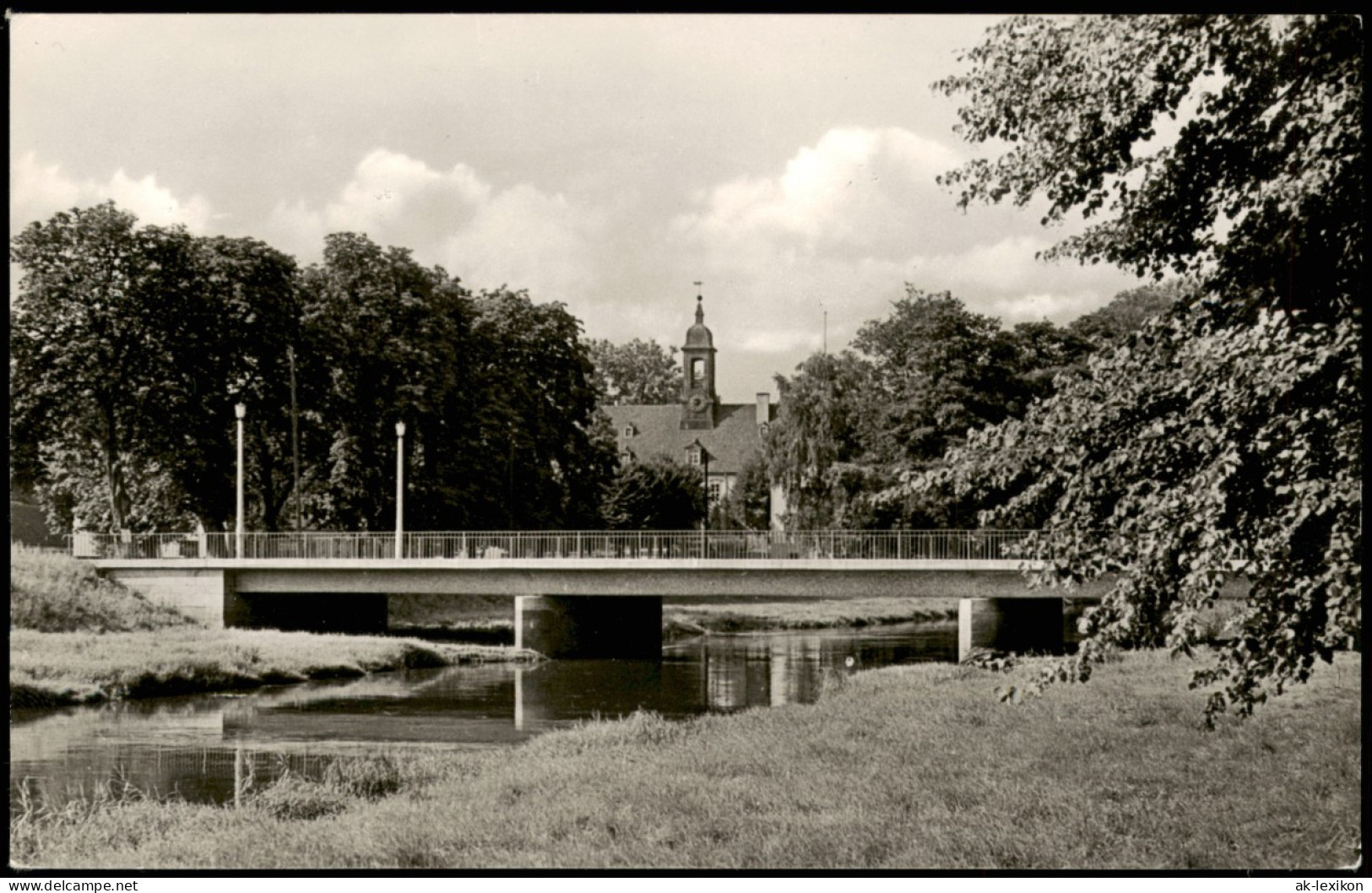 Foto Ansichtskarte  Elsterwerda Wikow Partie An Der Elster - Schloß 1959 - Elsterwerda