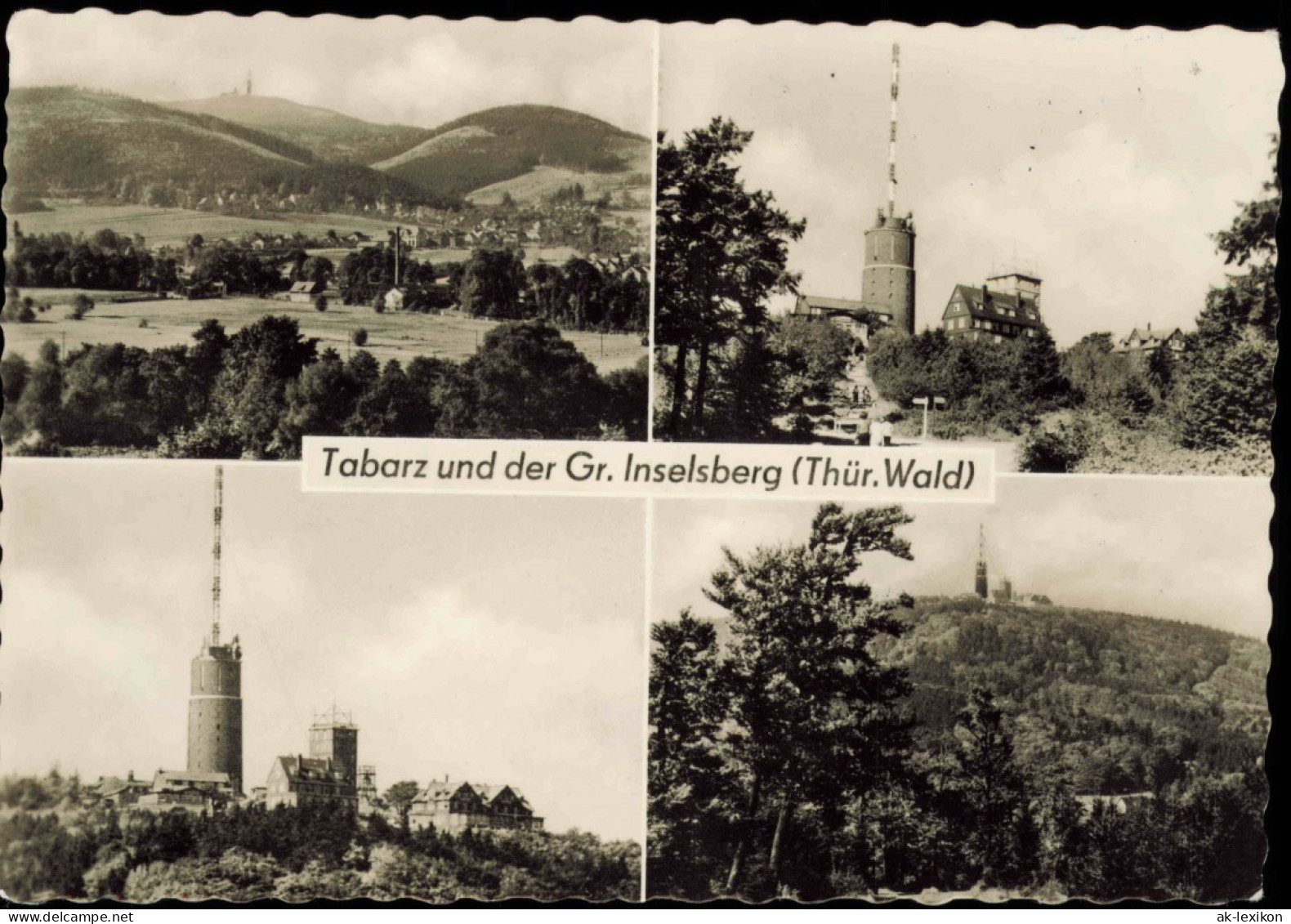 Tabarz/Thüringer Wald DDR Mehrbild-AK Mit Umland-Ansichten U. Inselsberg 1965 - Tabarz