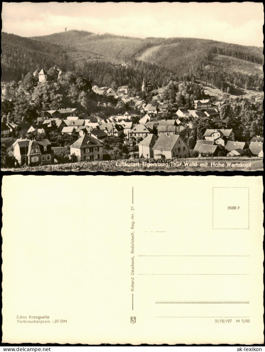 Ansichtskarte Elgersburg Partie An Der Stadt 1960 - Elgersburg