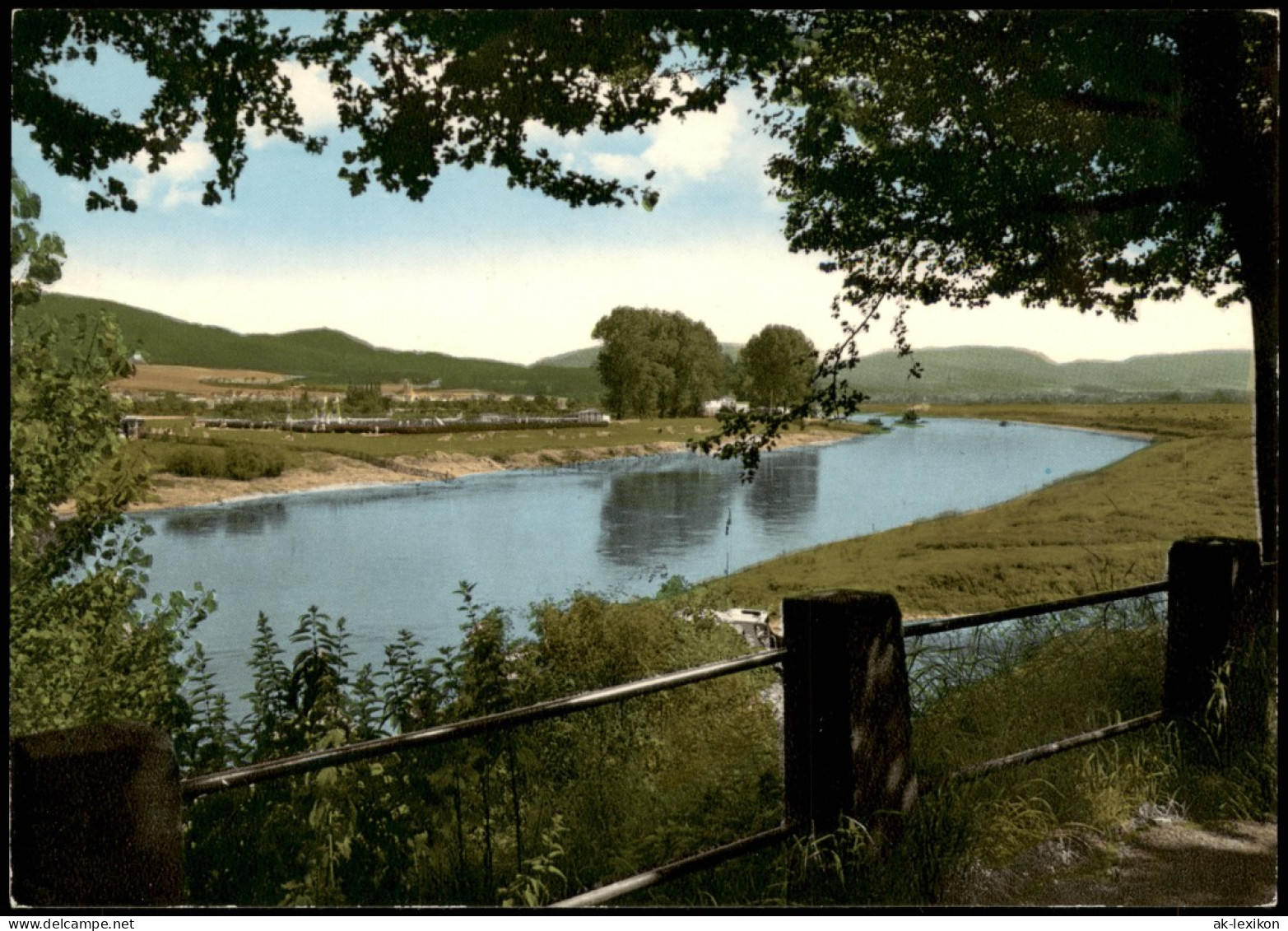 Ansichtskarte Rinteln An Der Weserbrücke Panorama-Ansicht 1960 - Rinteln