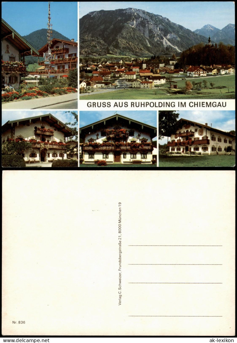 Ansichtskarte Ruhpolding Mehrbild-AK Häuser Und Ortsansichten 1980 - Ruhpolding