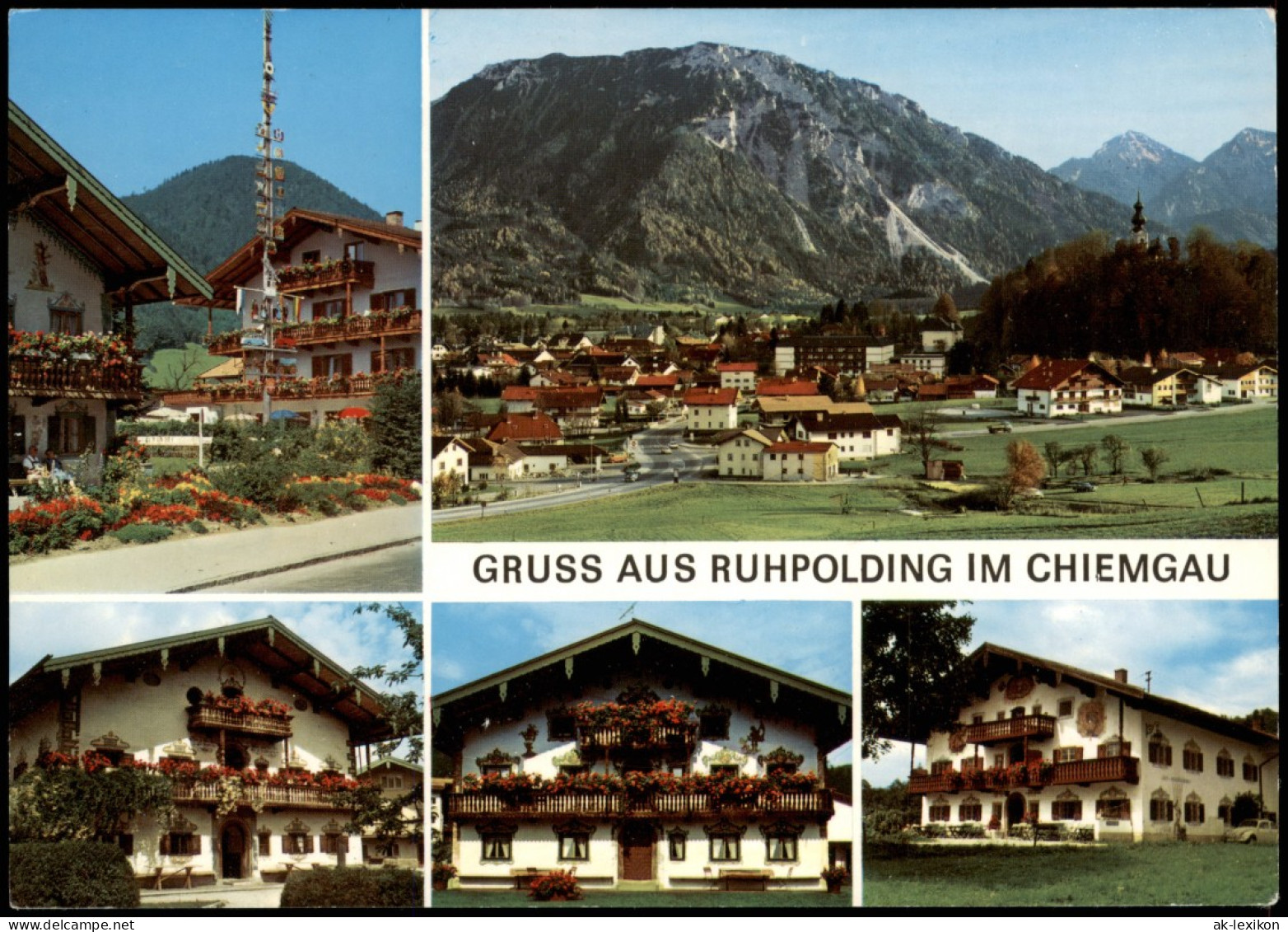 Ansichtskarte Ruhpolding Mehrbild-AK Häuser Und Ortsansichten 1980 - Ruhpolding