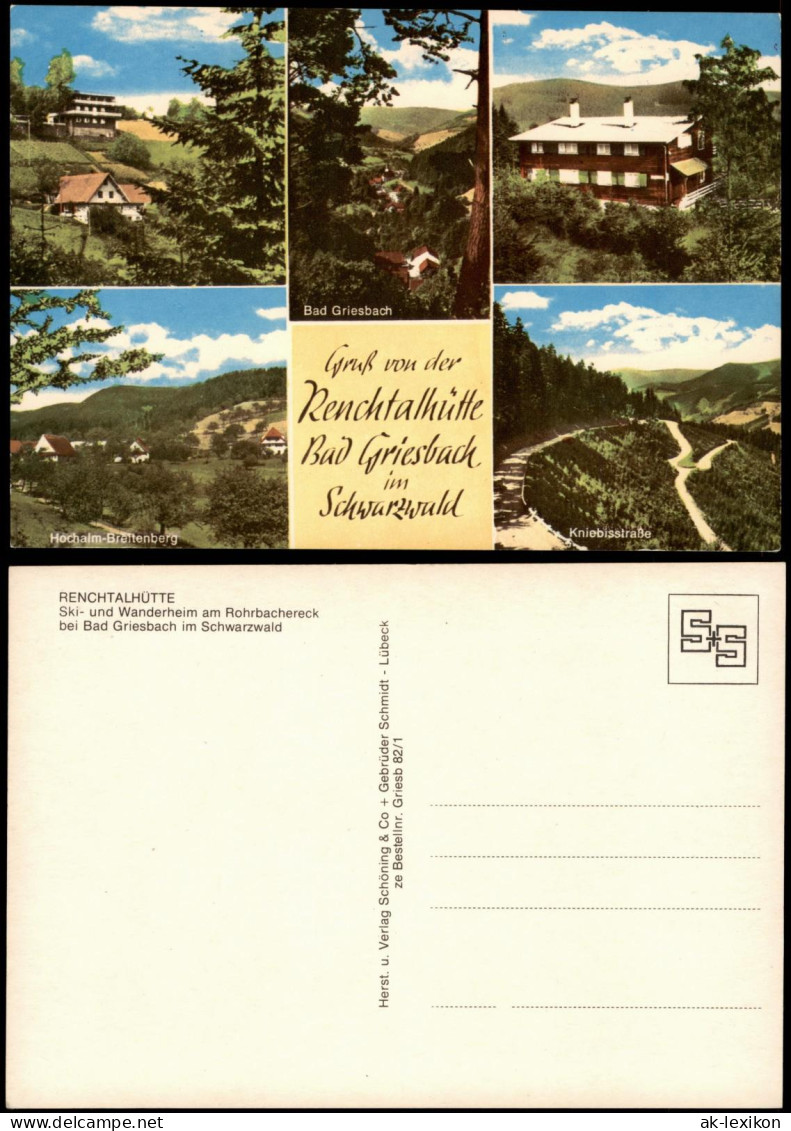 Bad Griesbach Im Schwarzwald-Bad Peterstal-Griesbach RENCHTALHÜTTE 1970 - Bad Peterstal-Griesbach