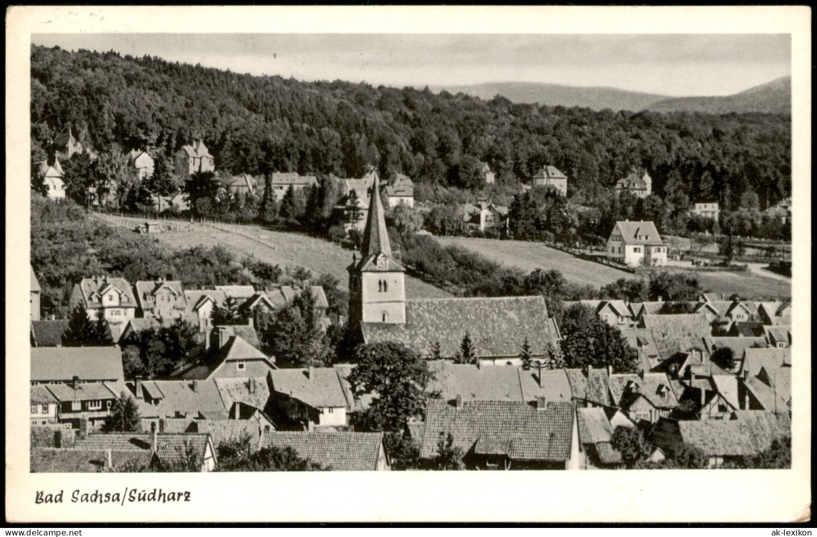 Ansichtskarte Bad Sachsa Stadtpartie 1963 - Bad Sachsa