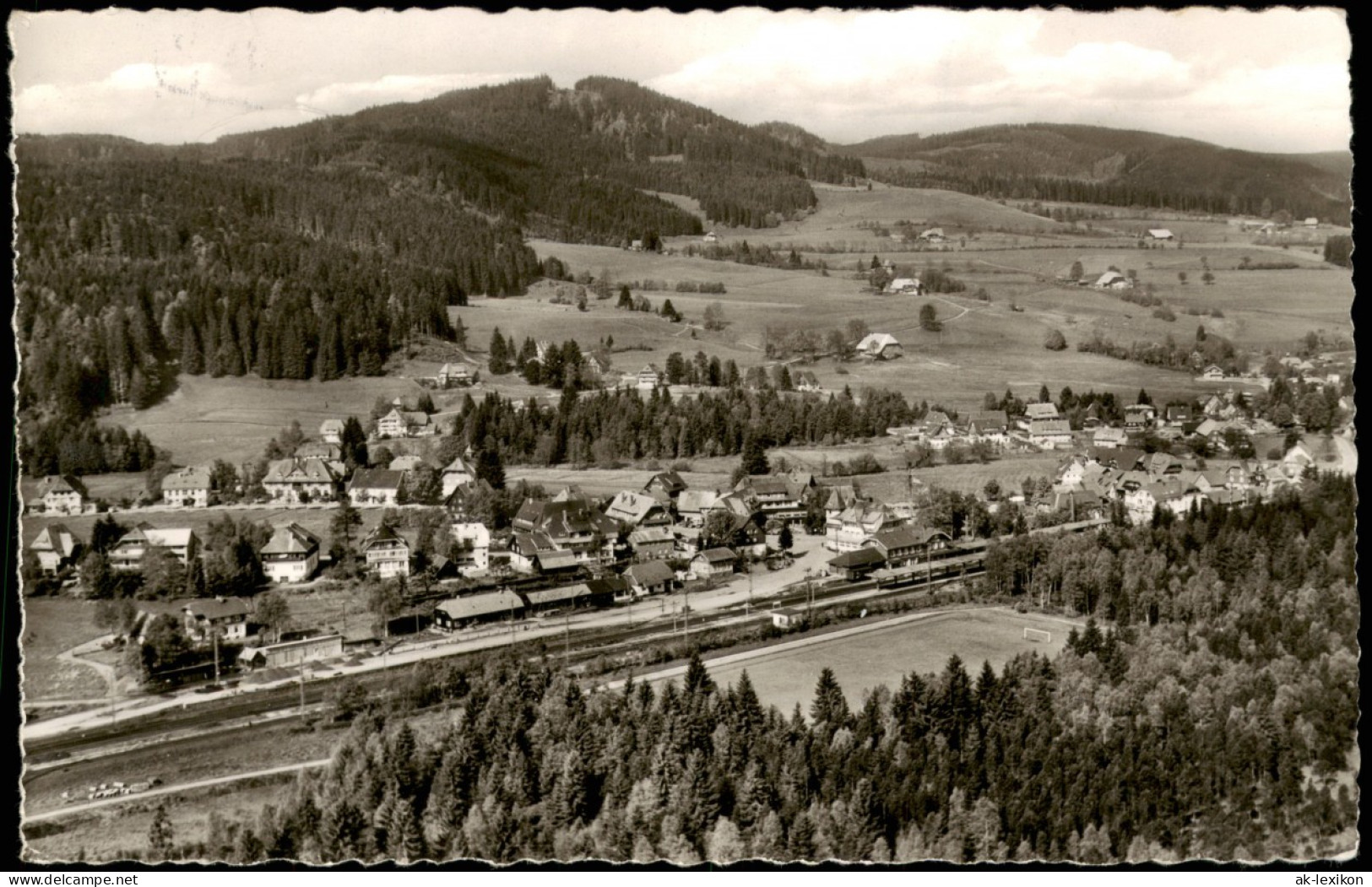 Hinterzarten Luftbild Wintersportplatz Im Südlichen Hochschwarzwald 1964 - Hinterzarten