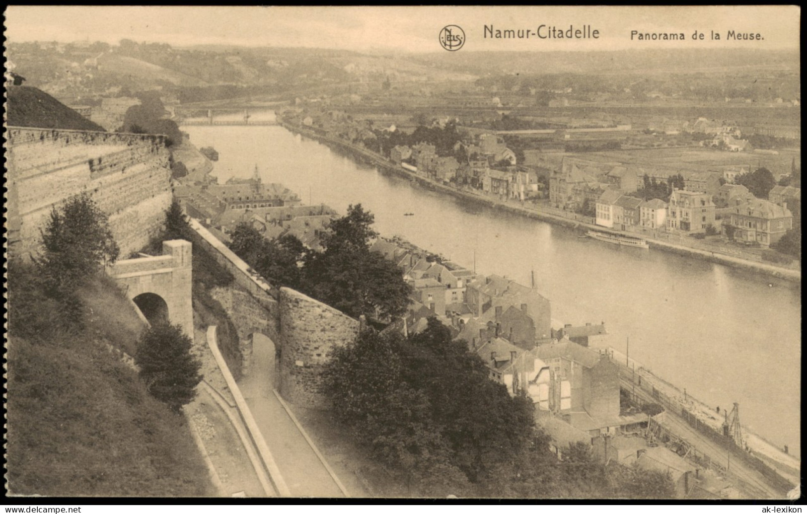 Namur Namen   La Meuse 1915   1. WK Feldpost Gelaufen (Stempel Der IV. Armee) - Namen