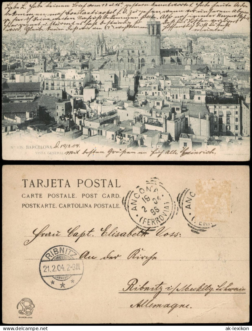 Postales Barcelona Totale 1904 - Sonstige & Ohne Zuordnung