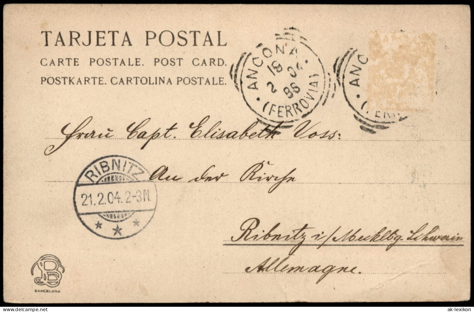 Postales Barcelona Totale 1904 - Sonstige & Ohne Zuordnung