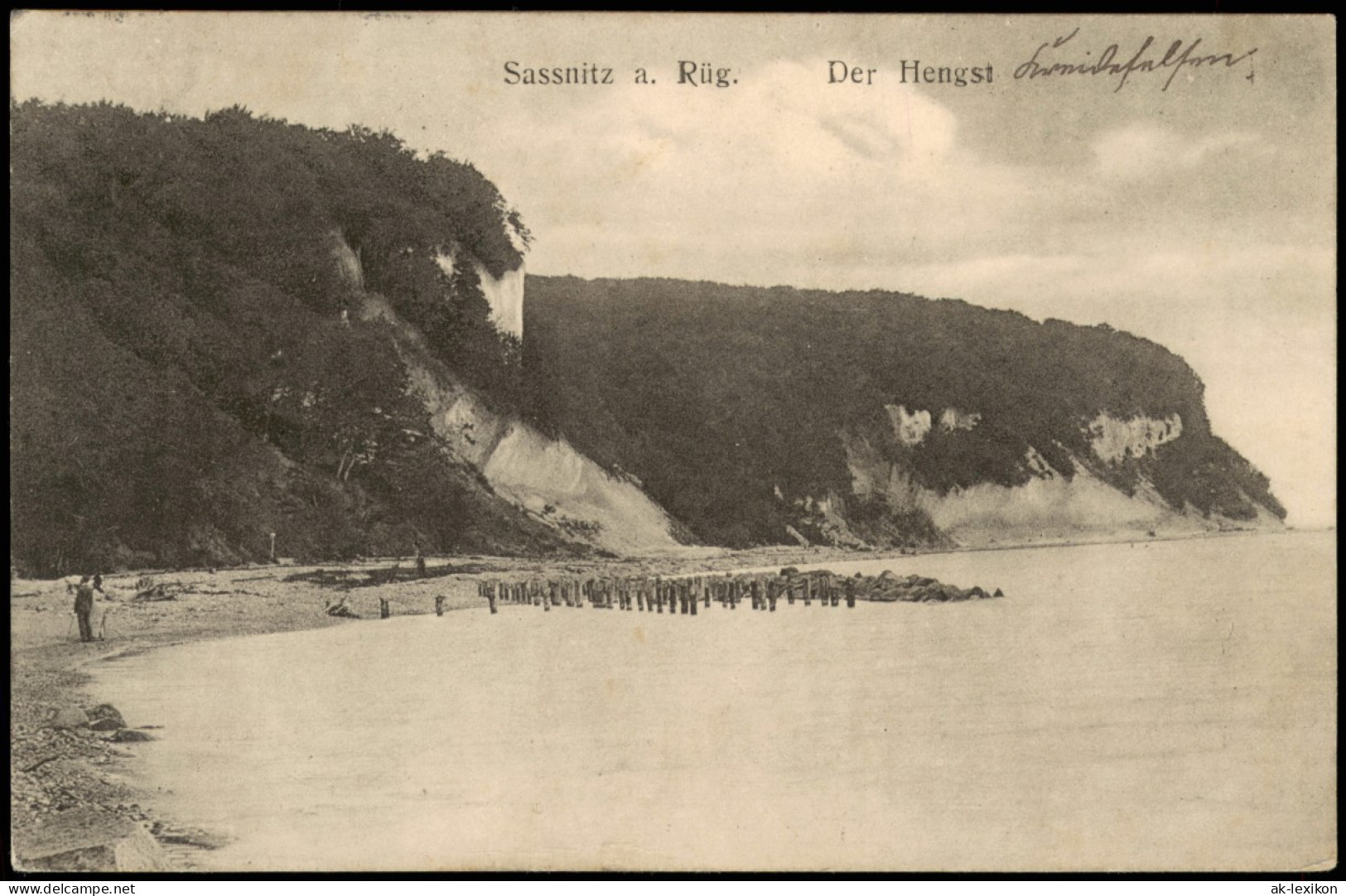 Ansichtskarte Sassnitz Strand, Der Hengst 1914 - Sassnitz