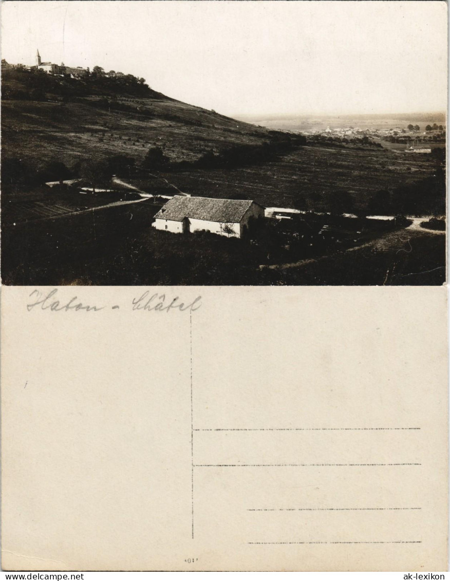 Vigneulles-lès-Hattonchâtel Stadtpartie Gehöft Und Schloß 1913 Privatfoto - Vigneulles Les Hattonchatel