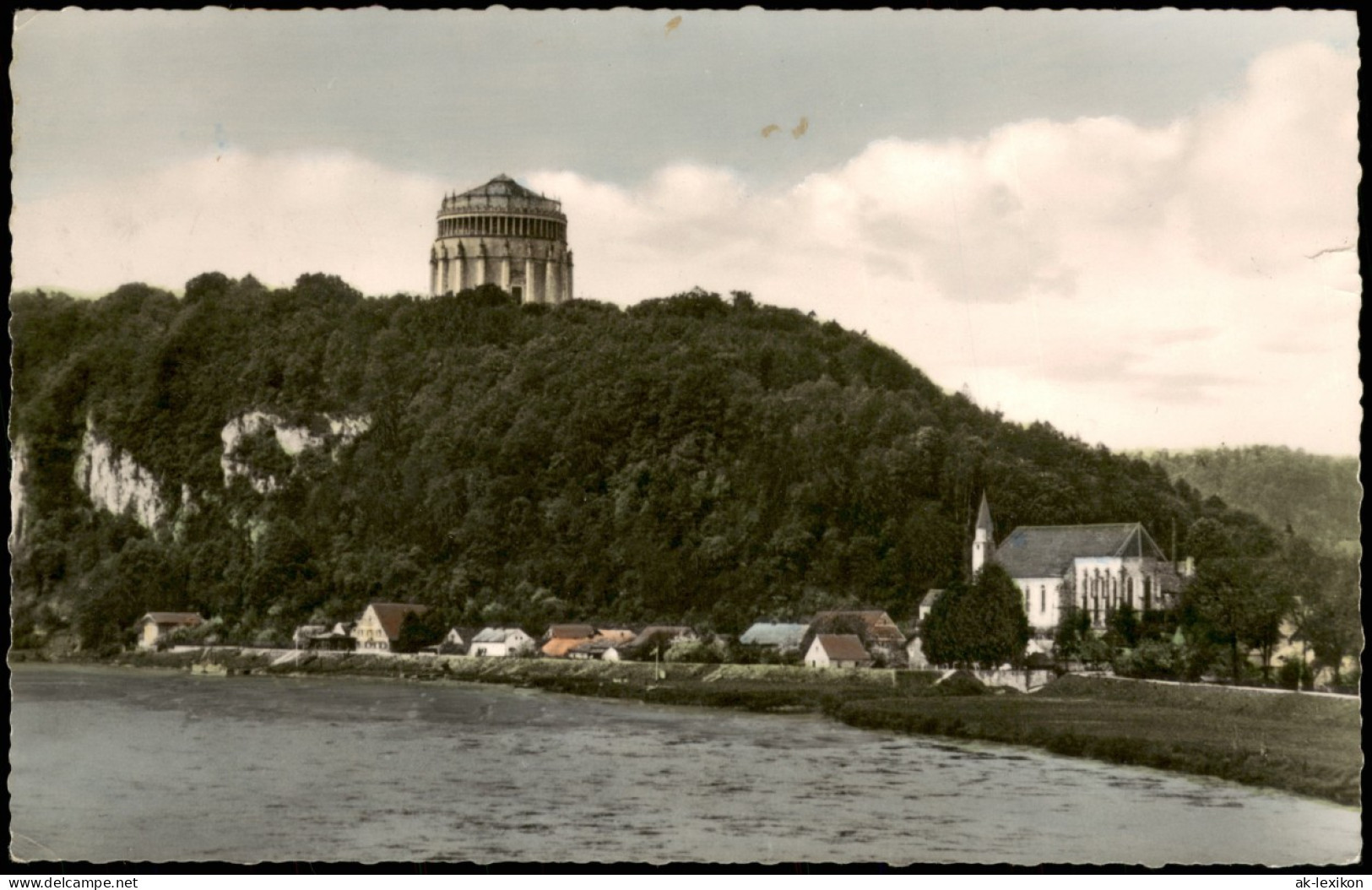 Ansichtskarte Kelheim Befreiungshalle An Der Donau 1958 - Kelheim