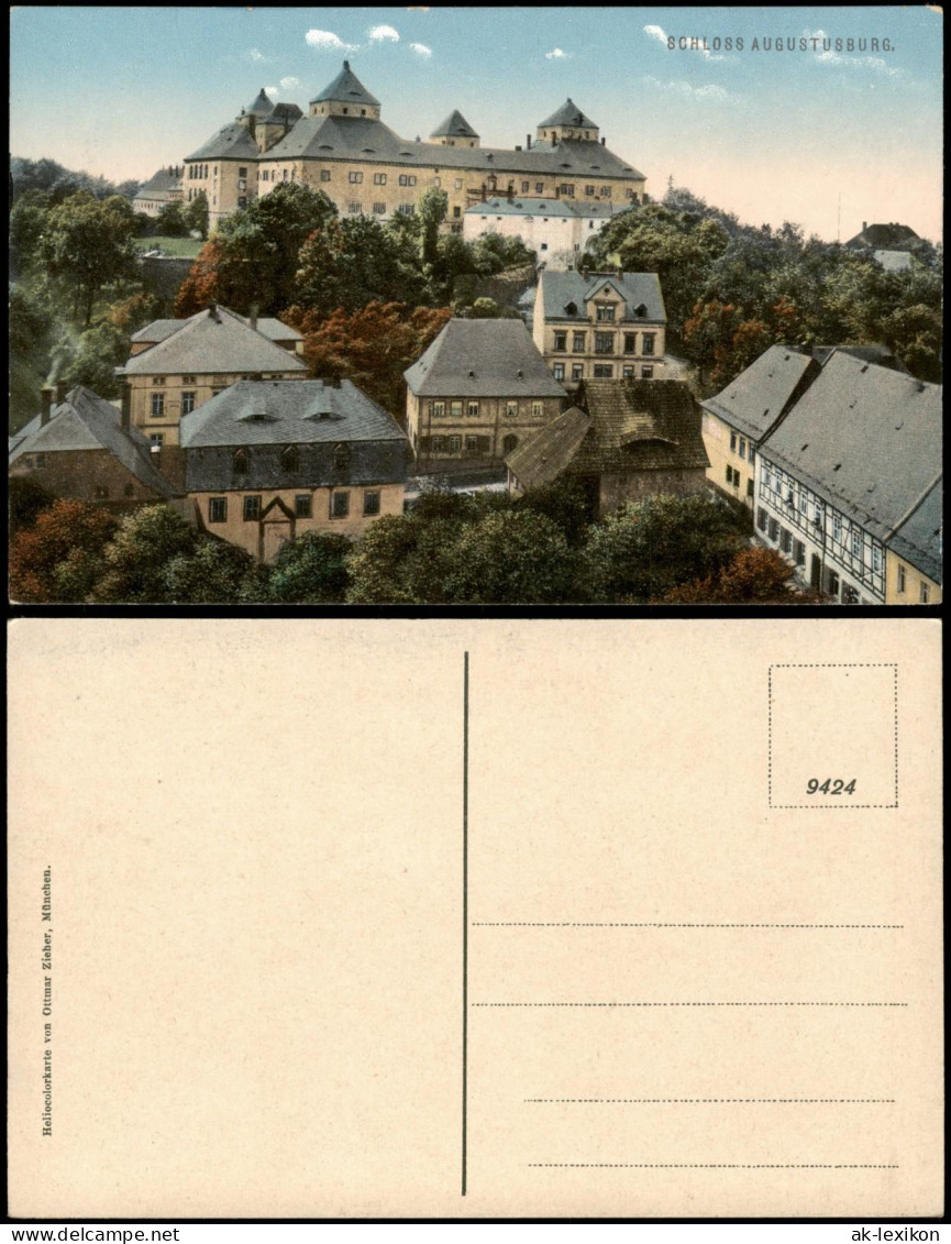 Ansichtskarte Augustusburg Erzgebirge Augustusburg 1913 - Augustusburg