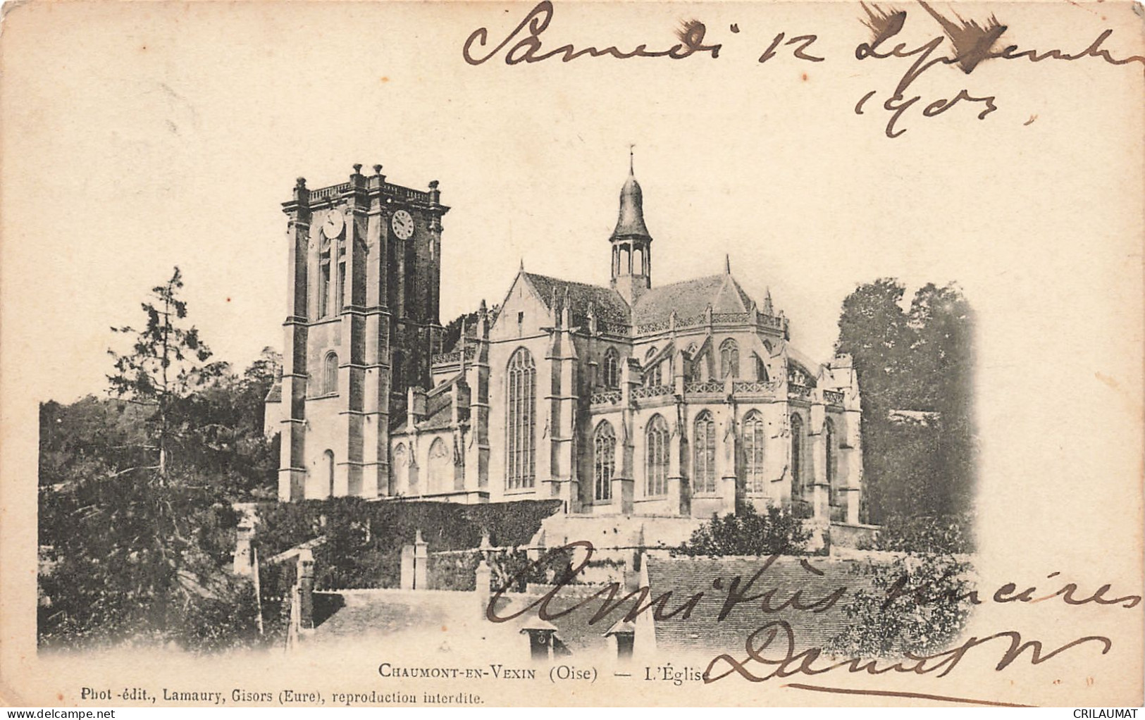 60-CHAUMONT EN VEXIN-N°T5250-A/0315 - Chaumont En Vexin