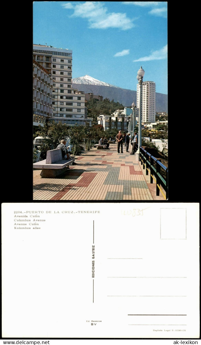 Postales Puerto De La Cruz Avenida Colón TENERIFE 1980 - Andere & Zonder Classificatie