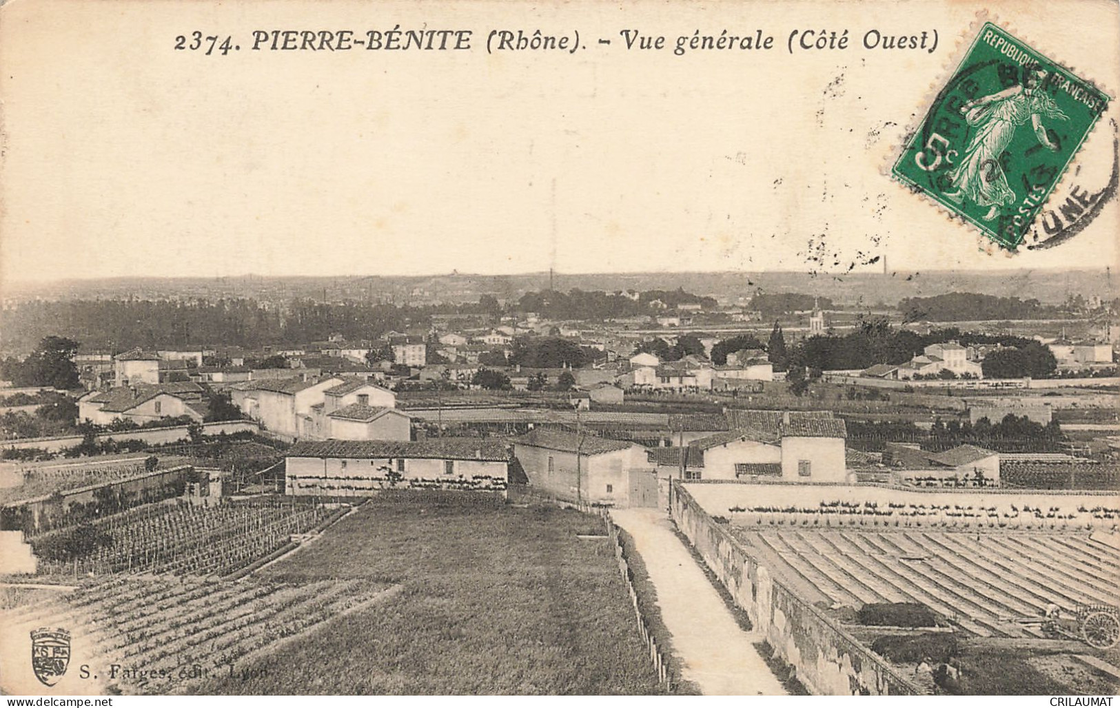 69-PIERRE BENITE-N°T5250-D/0355 - Pierre Benite
