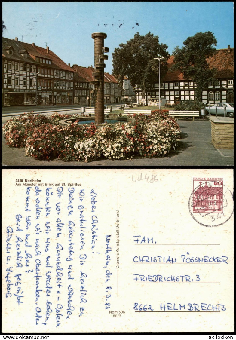 Ansichtskarte Northeim Am Münster Mit Blick Auf St. Spiritus 1983/1980 - Northeim