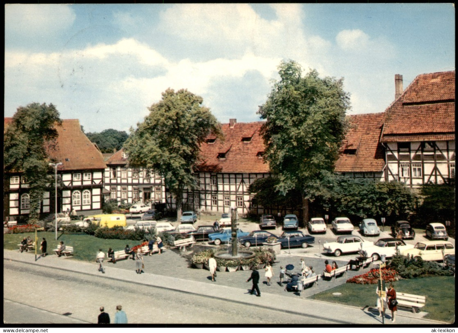 Ansichtskarte Northeim Ortsansicht Partie Am Münster 1971 - Northeim