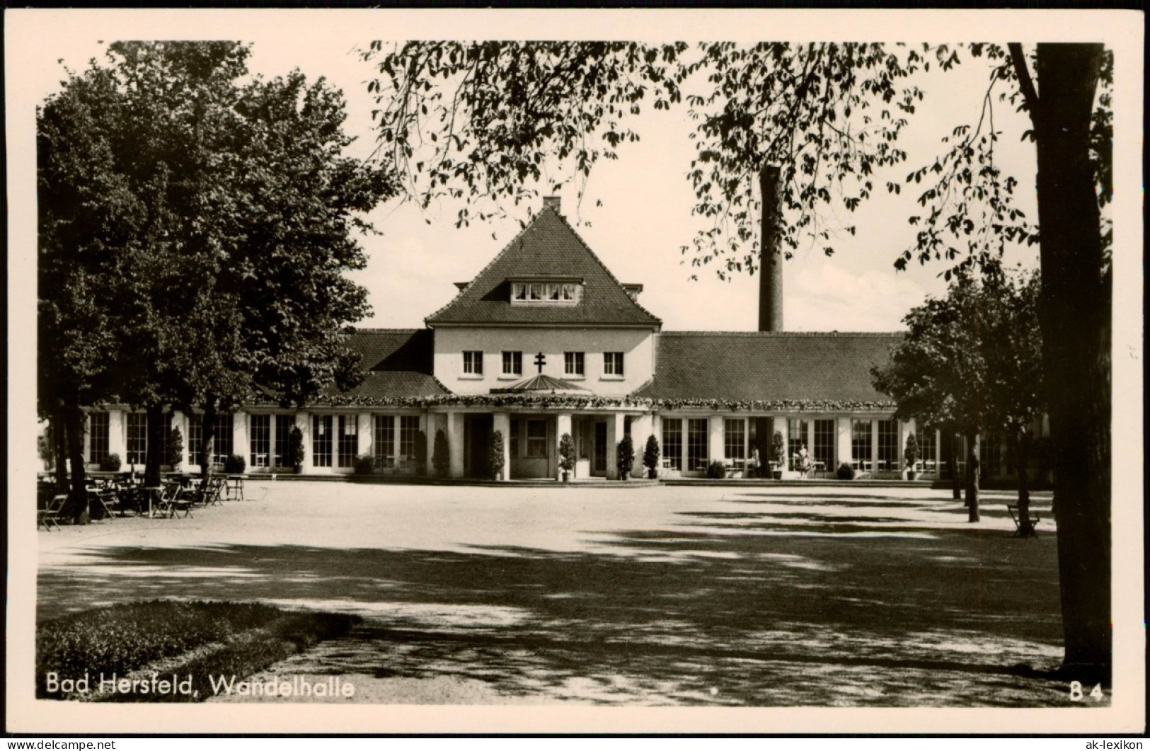 Ansichtskarte Bad Hersfeld Partie An Der Wandelhalle 1940 - Bad Hersfeld