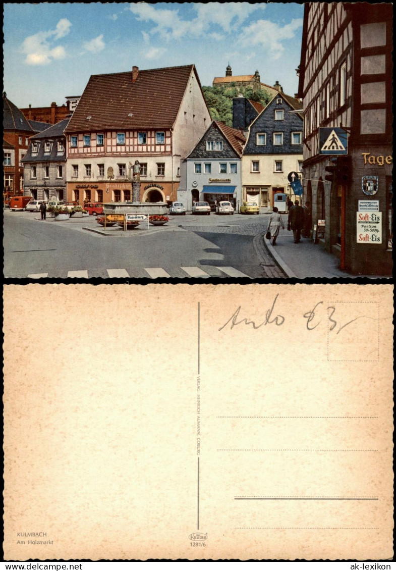 Ansichtskarte Kulmbach Strassen Kreuzung Am Holzmarkt 1970 - Kulmbach