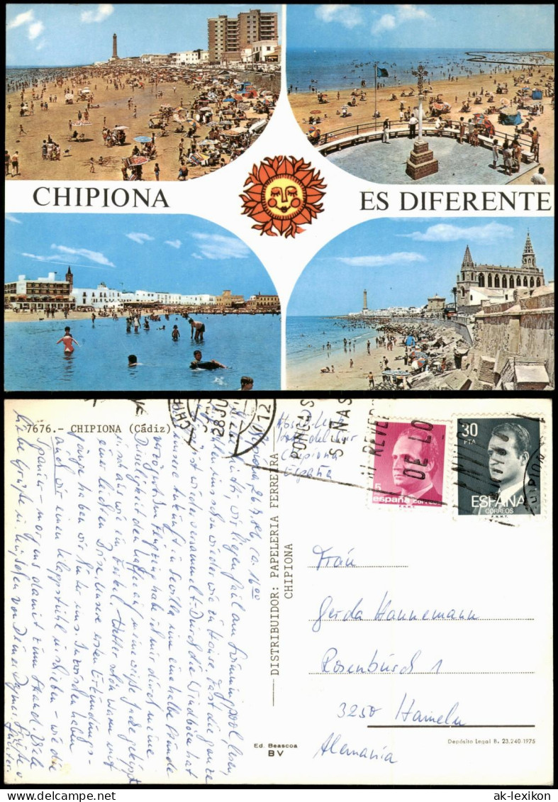 Postales Chipiona Strandansichten - 4 Bild 1978 - Sonstige & Ohne Zuordnung
