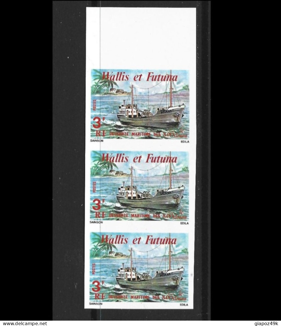 ● WALLIS Et FUTUNA 1980 ֍ Moana ● DESSERTE MARITIME DES ILES ● Nave ● Mare ● NON Dentellati ● ** Senza Gomma.● 2459 B3 ● - Imperforates, Proofs & Errors