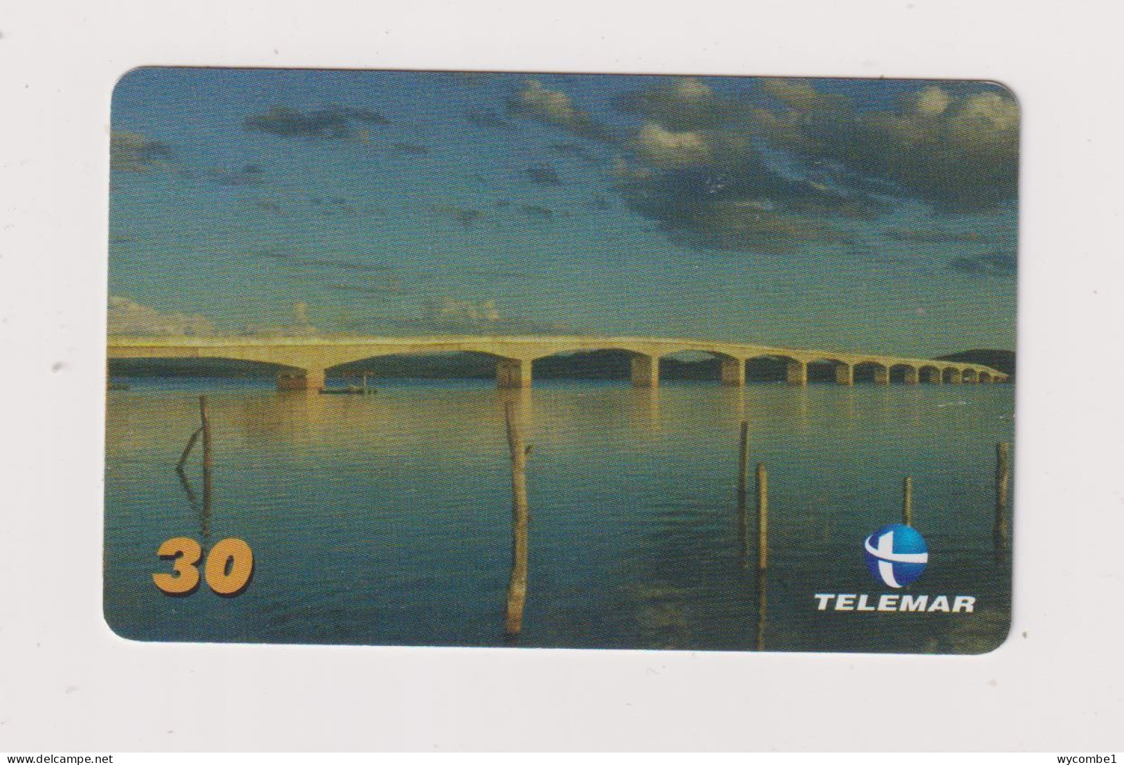BRASIL - Bridge Over Emborcacao Dam Inductive Phonecard - Brésil