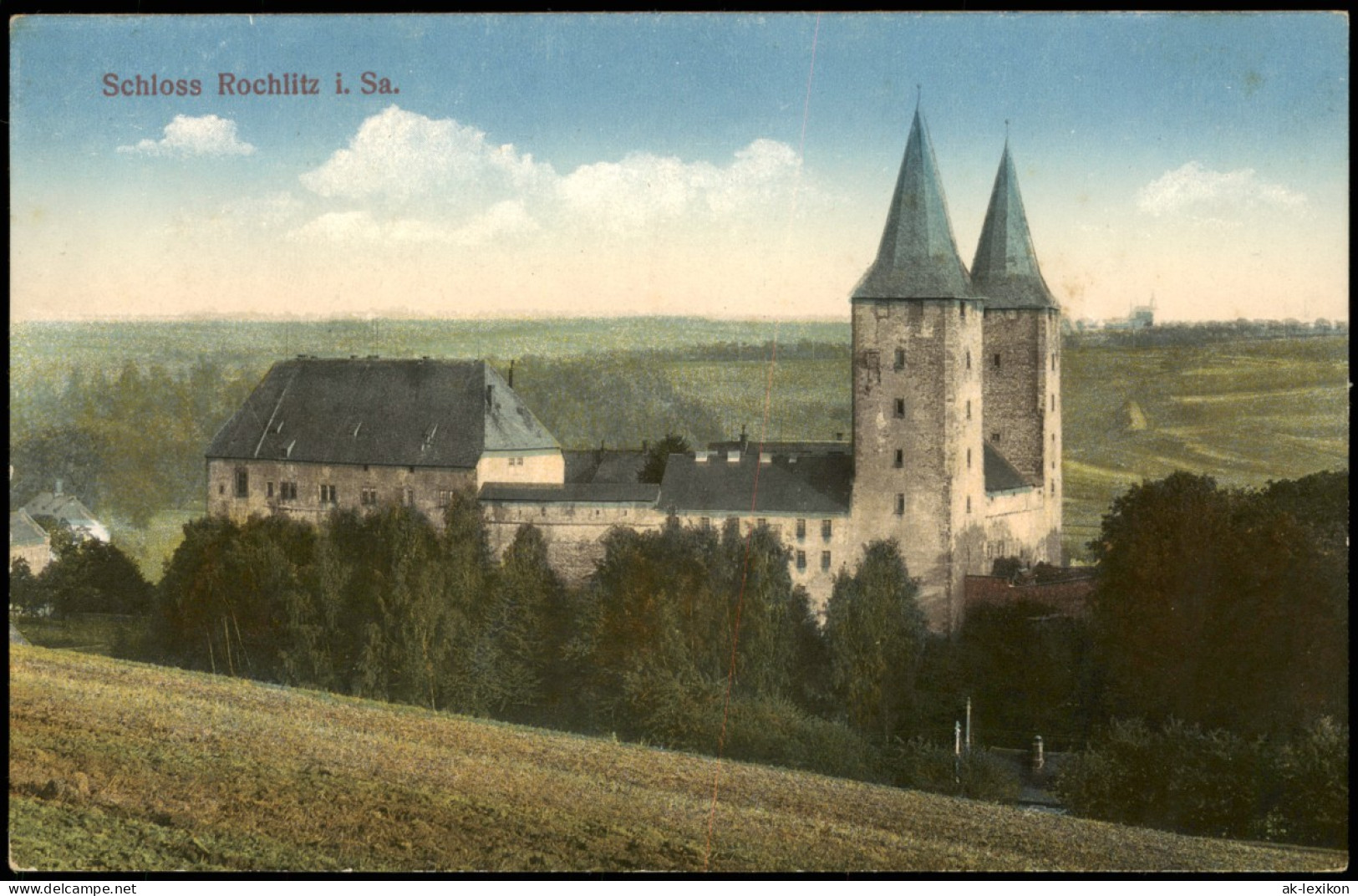 Ansichtskarte Rochlitz Schloss Rochlitz Sachsen (Castle Building) 1920 - Rochlitz