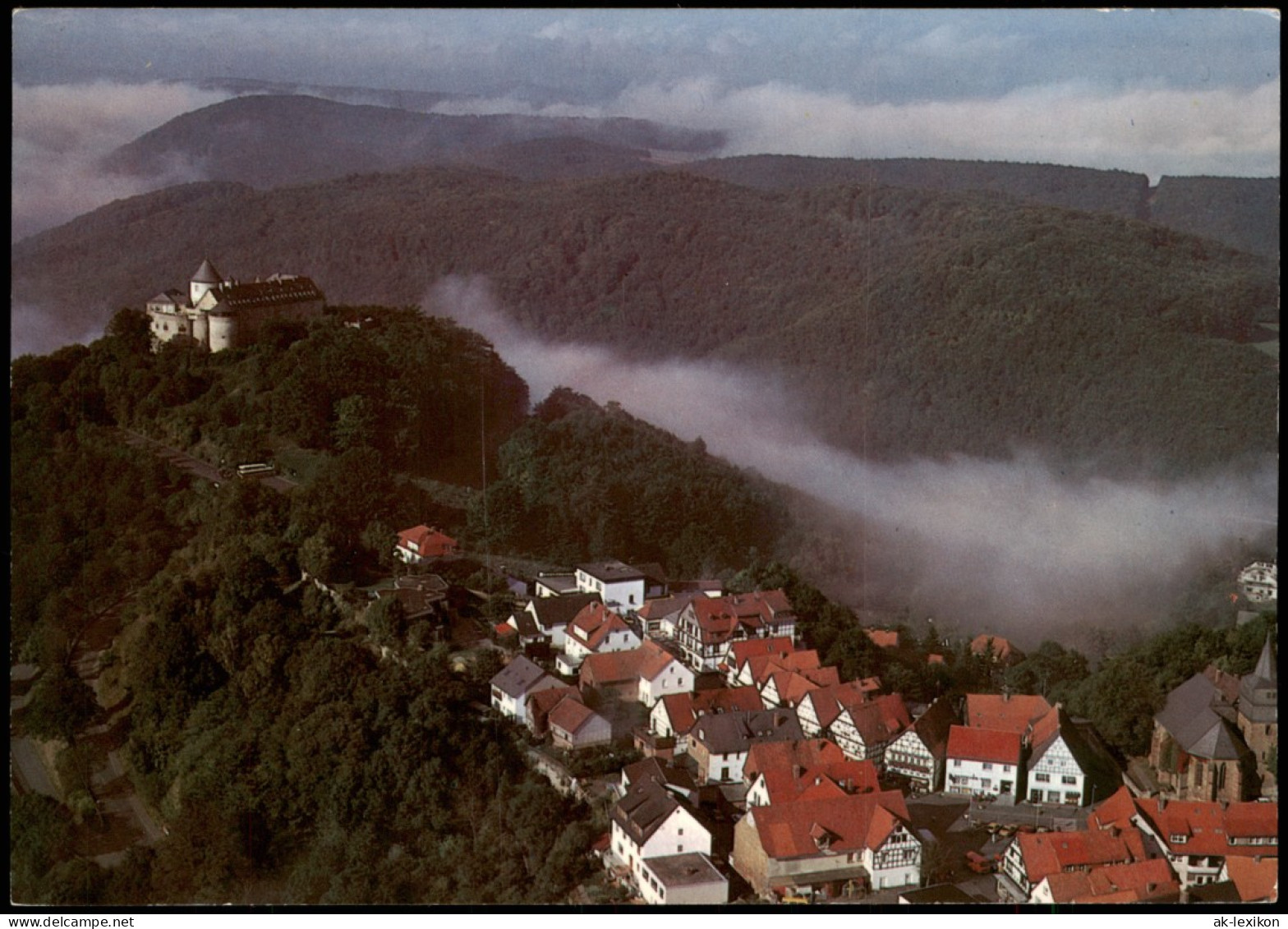 Ansichtskarte Waldeck (am Edersee) Luftbild 1986 - Waldeck