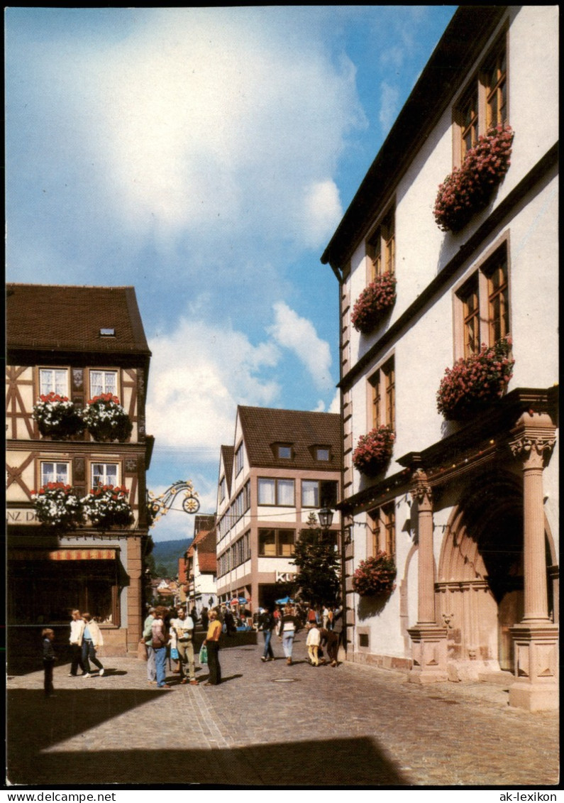 Ansichtskarte Lohr Am Main Stadtteilansicht Ortsstraße Belebt 1975 - Lohr