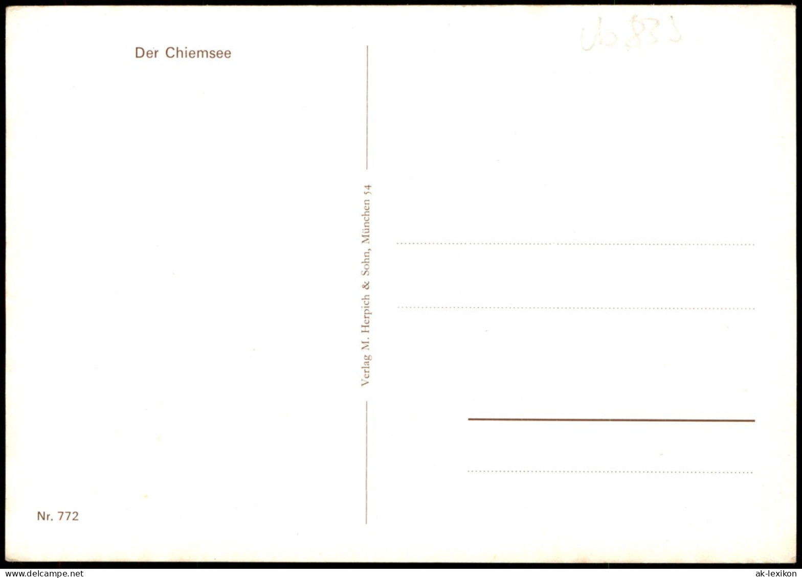 Ansichtskarte Chiemsee Chiemsee (See) Aus Der Vogelschau 1979 - Chiemgauer Alpen