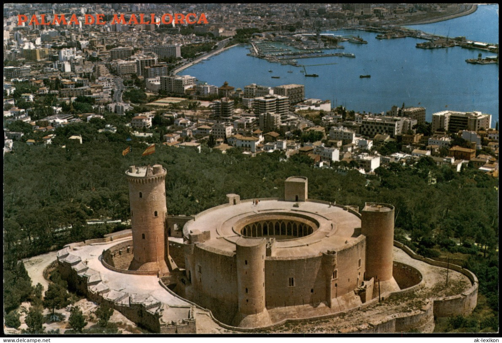 Palma De Mallorca Vista Aérea Castillo De Bellver Aerial  Bellver Castle 1994 - Other & Unclassified