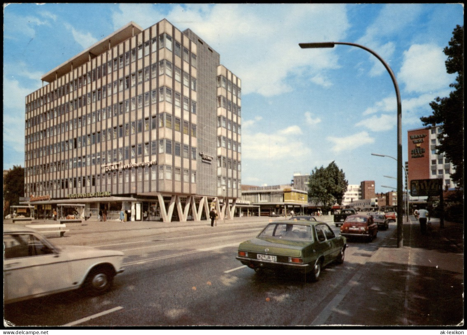 Ansichtskarte Bergedorf-Hamburg Bergedorfer Straße, Autos 1972 - Bergedorf