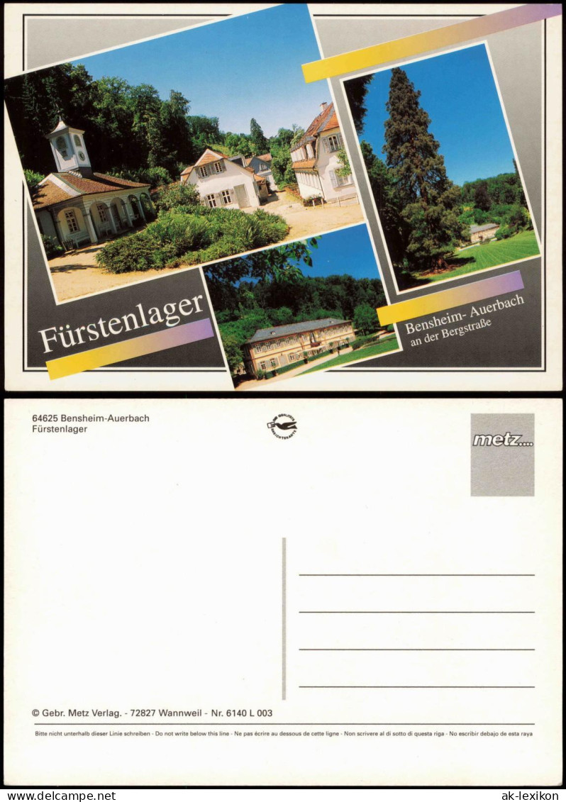 Auerbach (Bergstraße)-Bensheim Fürstenlager (Mehrbildkarte) 2000 - Bensheim