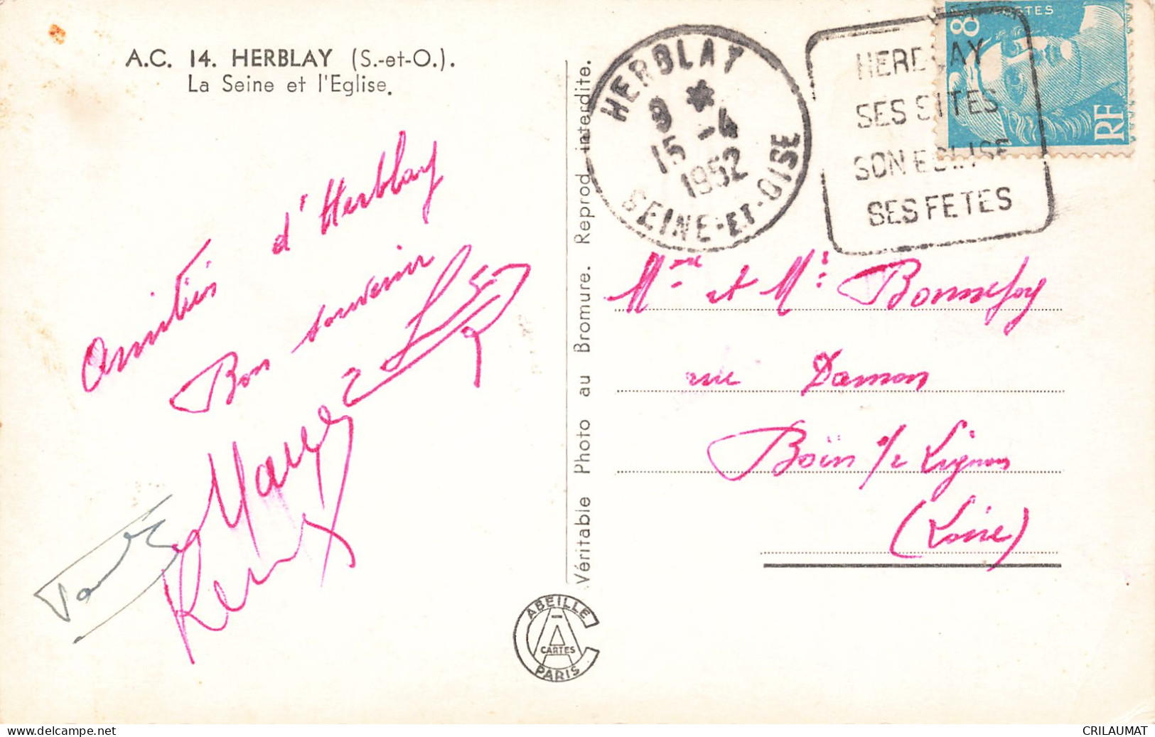 95-HERBLAY-N°T5251-G/0277 - Herblay