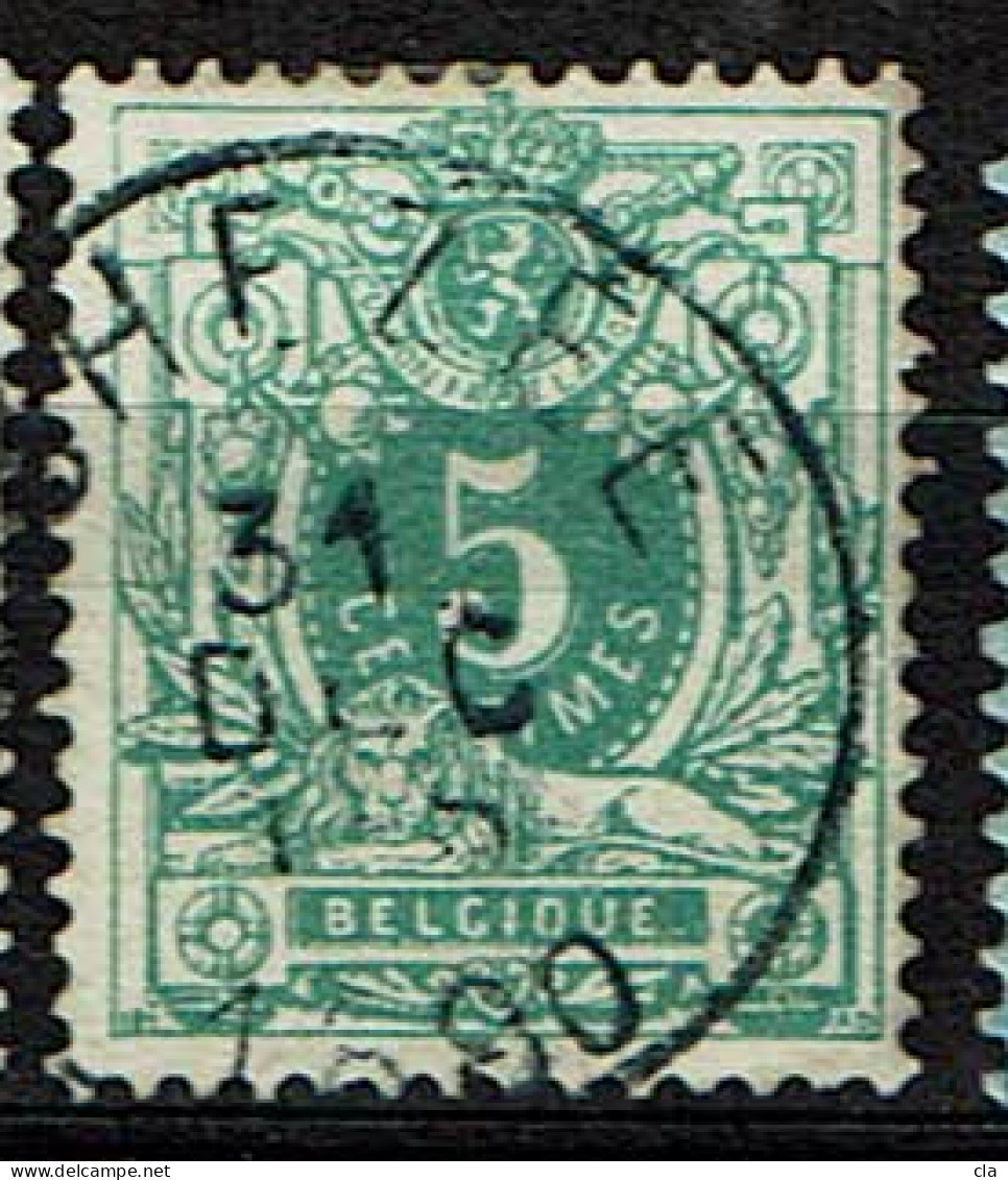 45  Obl  Eghezée  + 4 - 1869-1888 Lion Couché