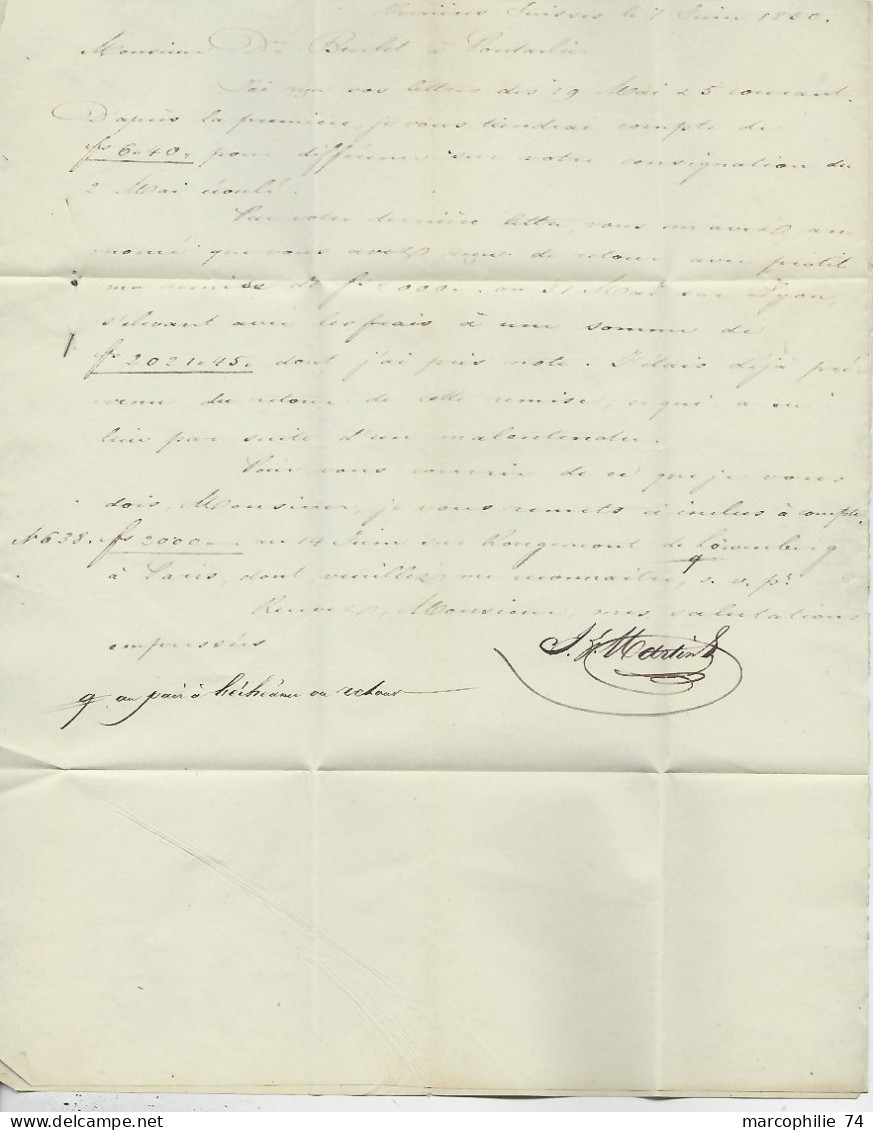 HELVETIA SUISSE VERRIERES SUISSES 8 MAI 1850  LETTRE COVER PONTARLIER DOUBS TAXE TAMPON 1 + SUISSE PONTARLIER FRONTALIER - 1843-1852 Federale & Kantonnale Postzegels