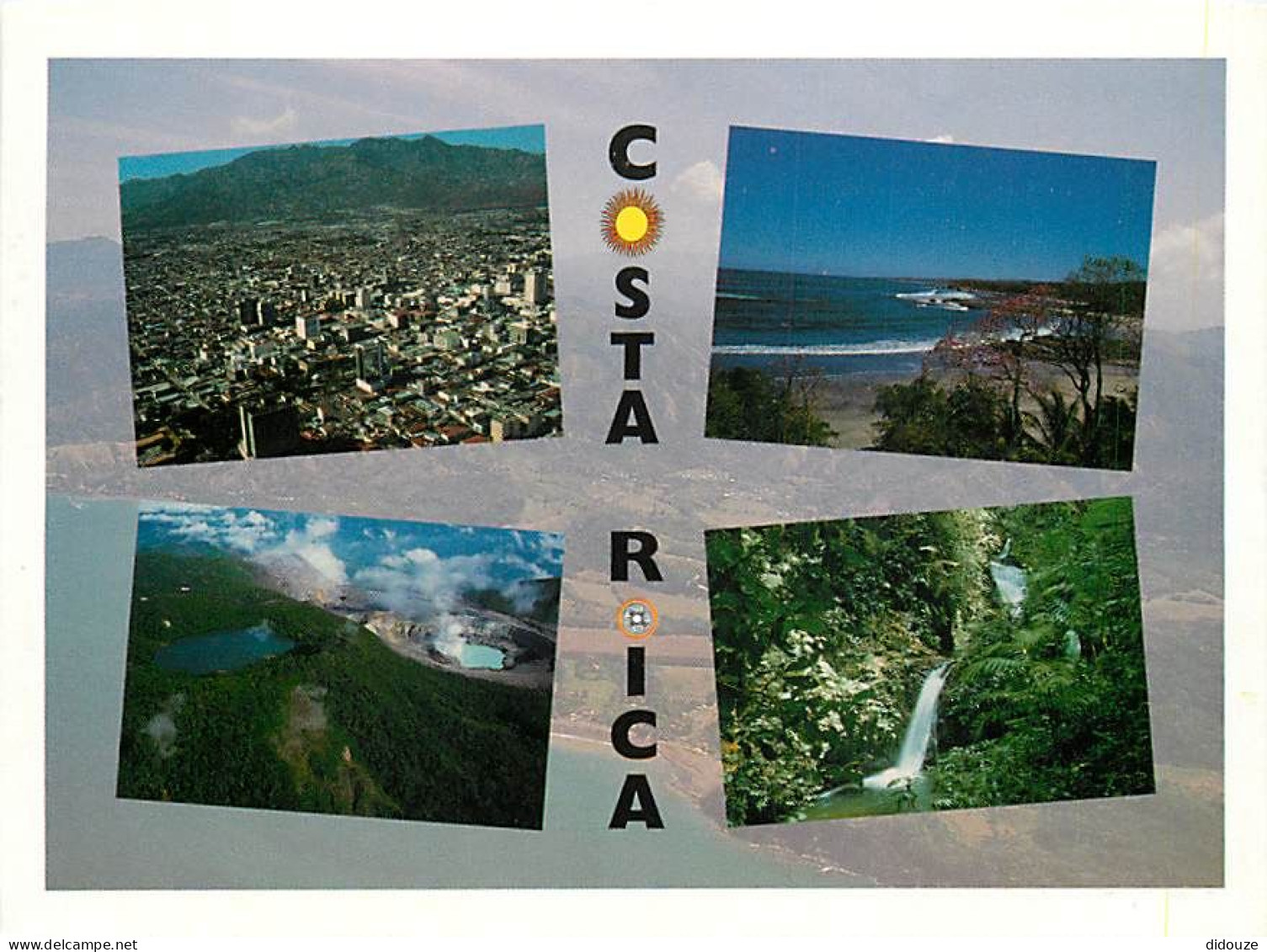 Format - 160 X 115 Mms - Costa Rica - San José, Playa Nosara, Volcan Poàs, Monteverde - Multivues - CPM - Carte Neuve -  - Costa Rica