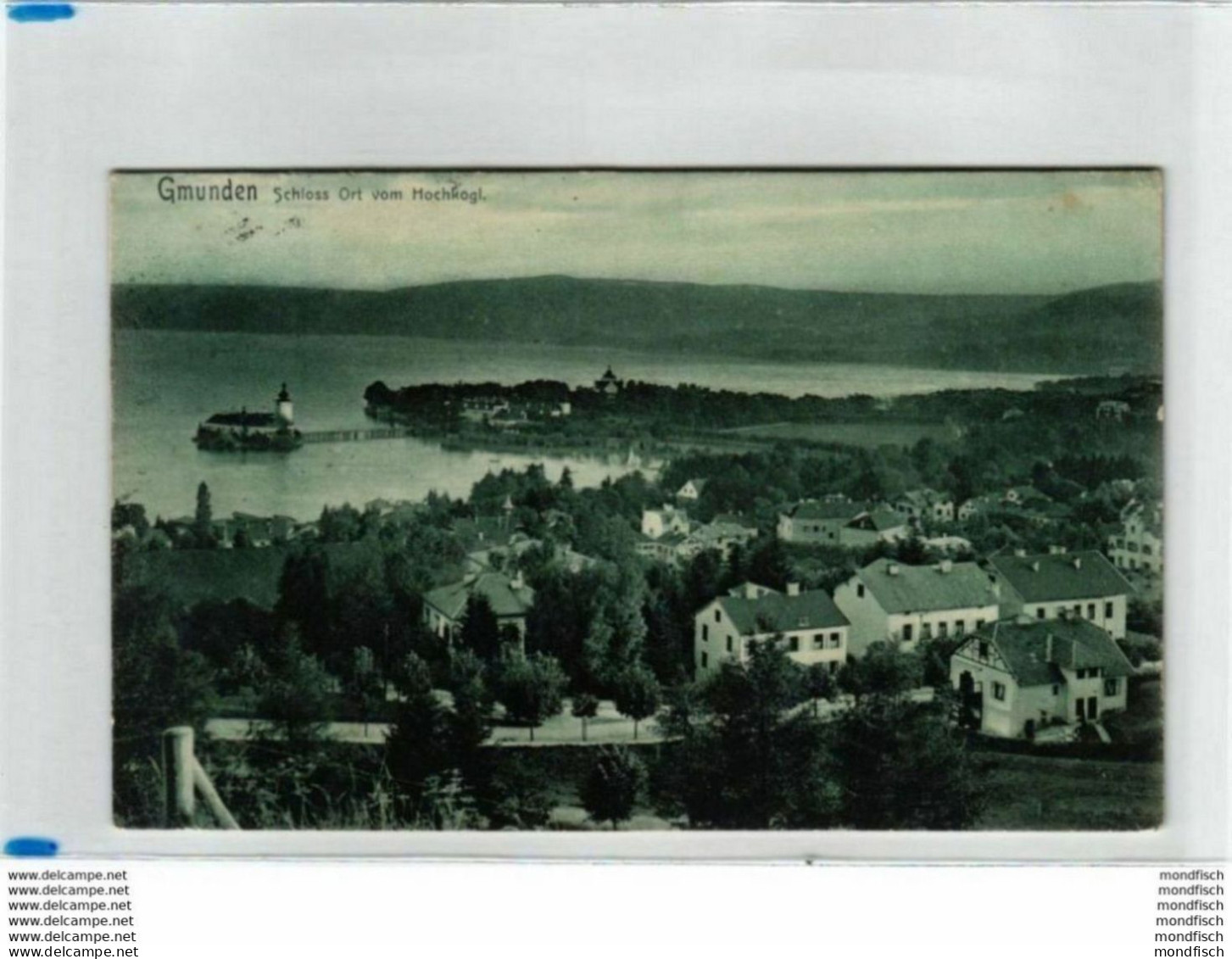 Gmunden - Schloss Orth Vom Hochkogl 1906 - Gmunden