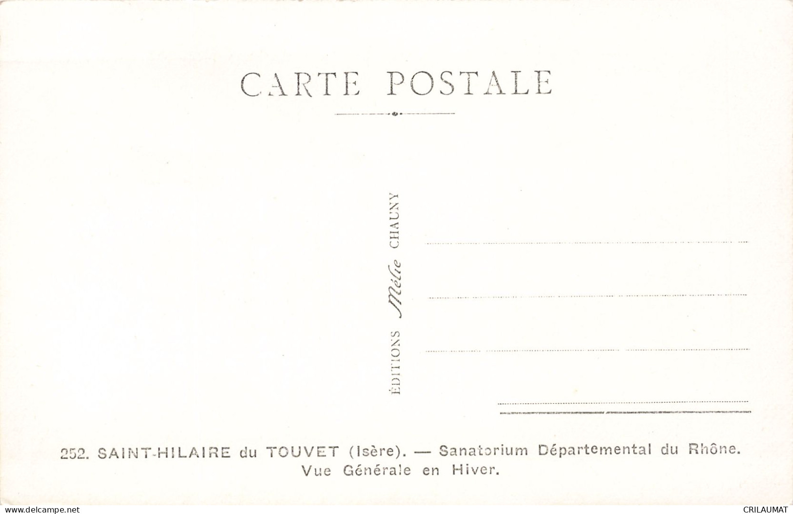 38-SAINT HILAIRE DU TOUVET-N°T5254-G/0159 - Saint-Hilaire-du-Touvet